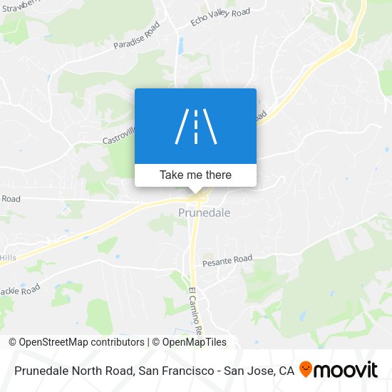 Prunedale North Road map