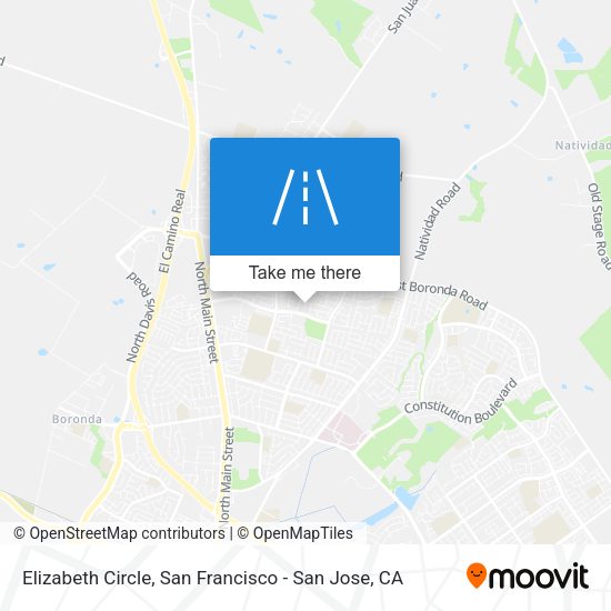 Mapa de Elizabeth Circle