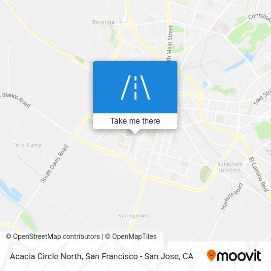 Acacia Circle North map