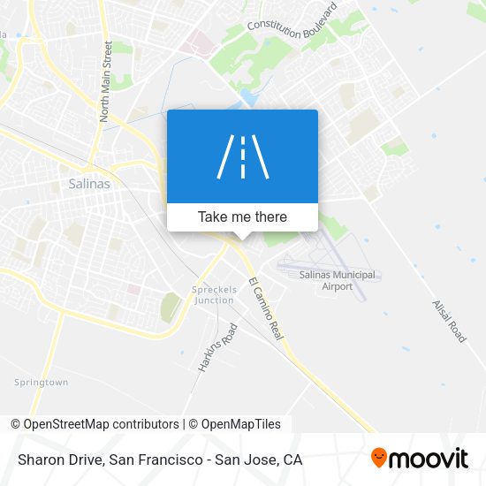 Mapa de Sharon Drive