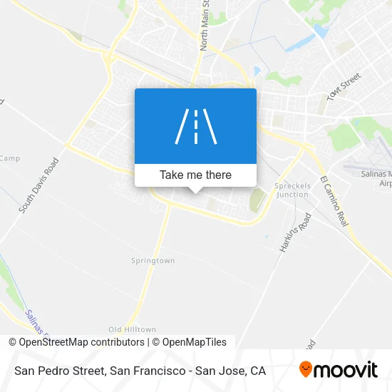 San Pedro Street map