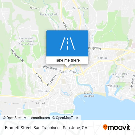 Mapa de Emmett Street