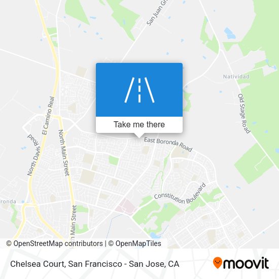 Mapa de Chelsea Court