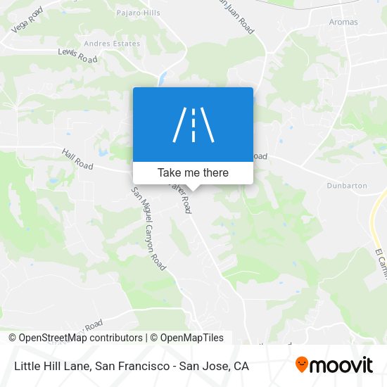 Little Hill Lane map