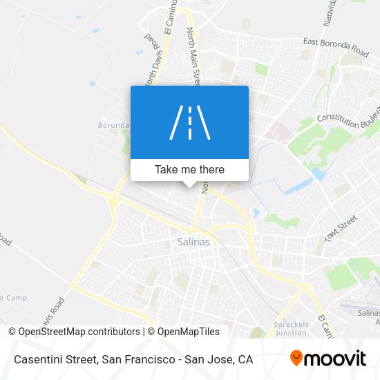 Mapa de Casentini Street