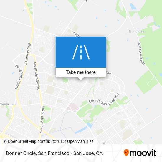 Mapa de Donner Circle