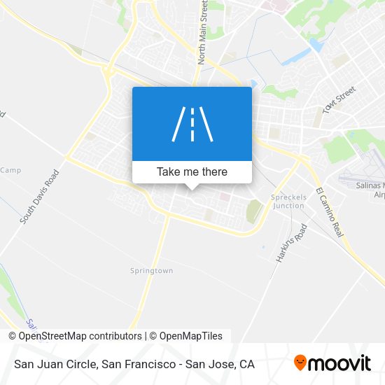 Mapa de San Juan Circle