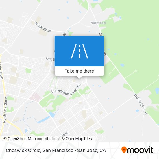 Mapa de Cheswick Circle