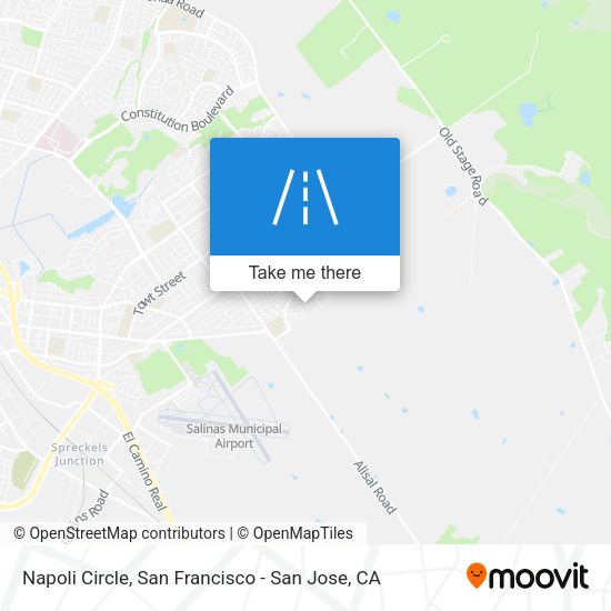 Mapa de Napoli Circle