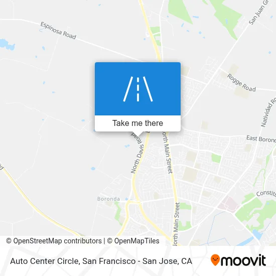 Auto Center Circle map