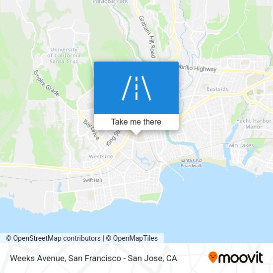 Mapa de Weeks Avenue