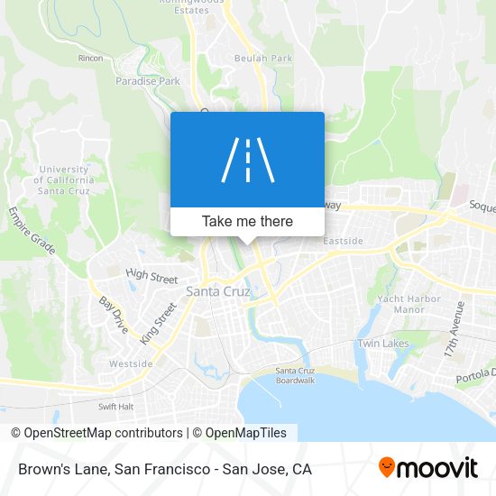 Mapa de Brown's Lane