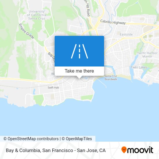 Mapa de Bay & Columbia