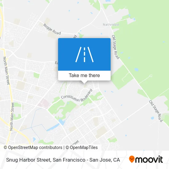 Snug Harbor Street map