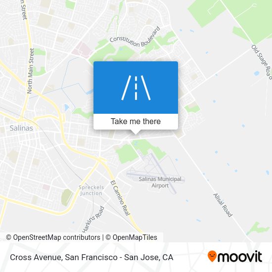 Mapa de Cross Avenue