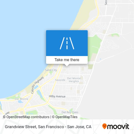 Mapa de Grandview Street