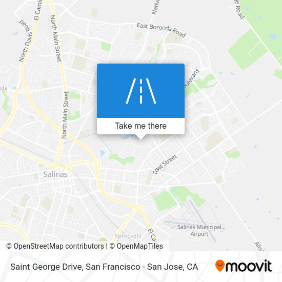 Saint George Drive map