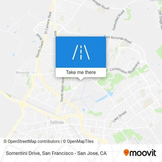 Mapa de Sorrentini Drive