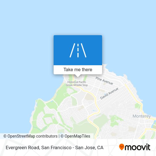 Mapa de Evergreen Road