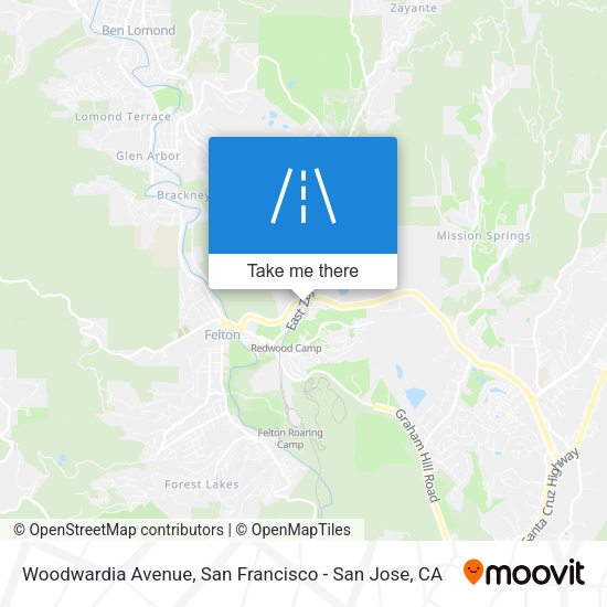 Mapa de Woodwardia Avenue