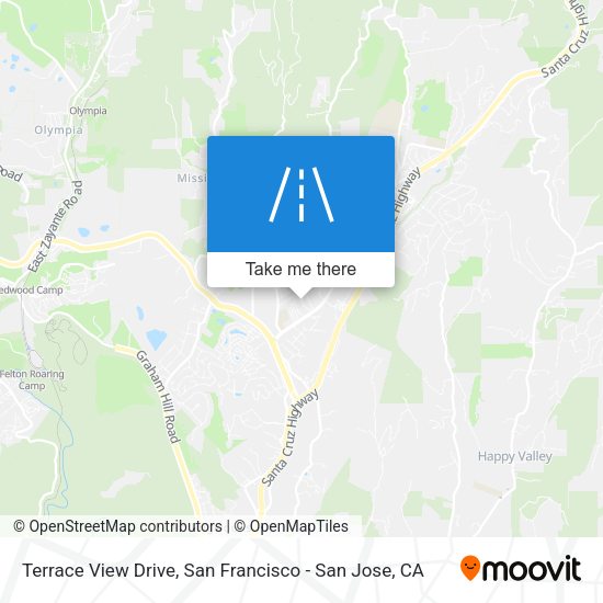 Terrace View Drive map