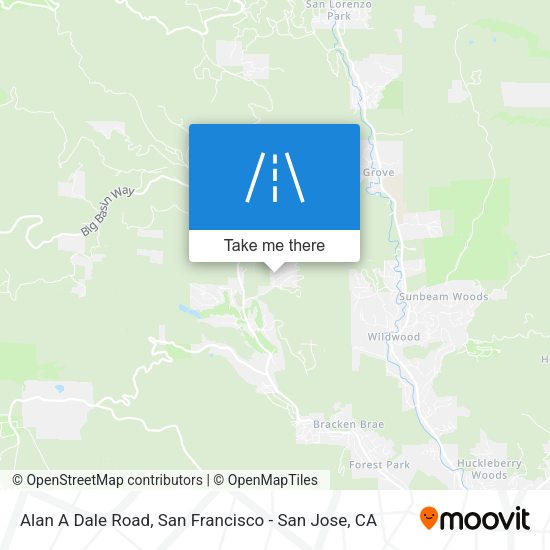 Mapa de Alan A Dale Road