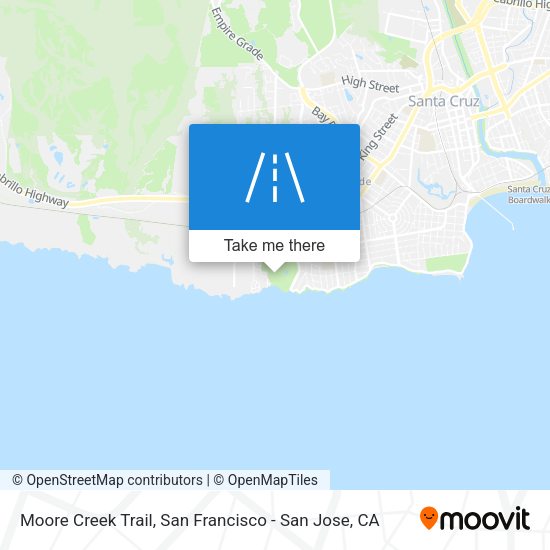 Moore Creek Trail map