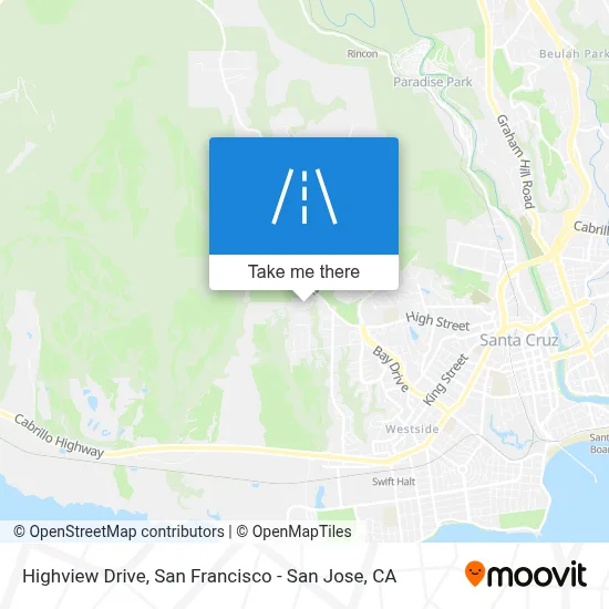 Highview Drive map
