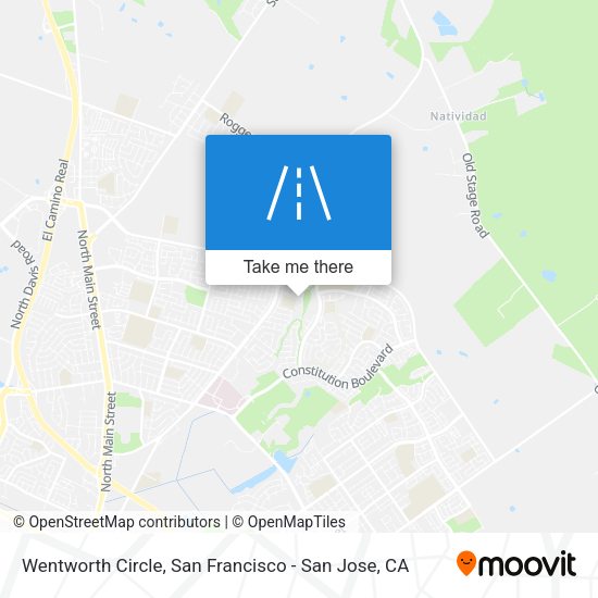 Mapa de Wentworth Circle