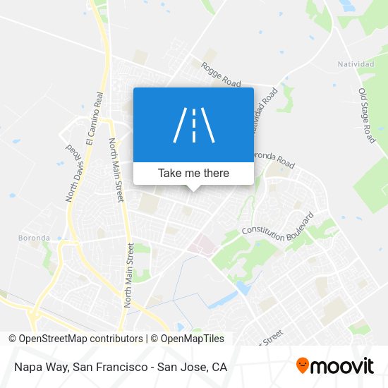 Mapa de Napa Way