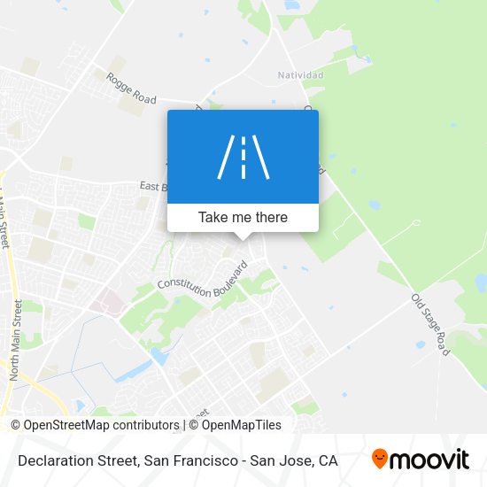 Mapa de Declaration Street