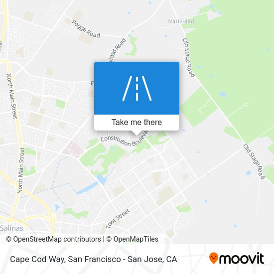 Mapa de Cape Cod Way