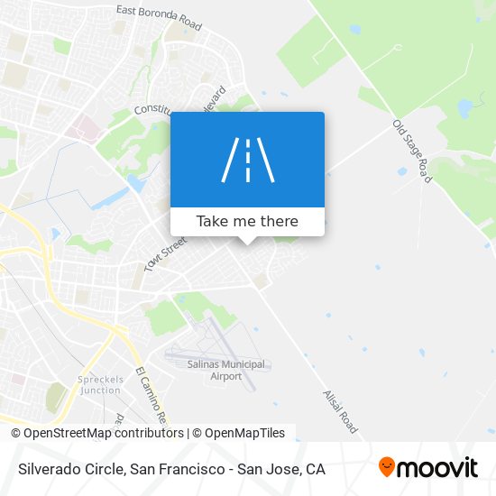 Silverado Circle map