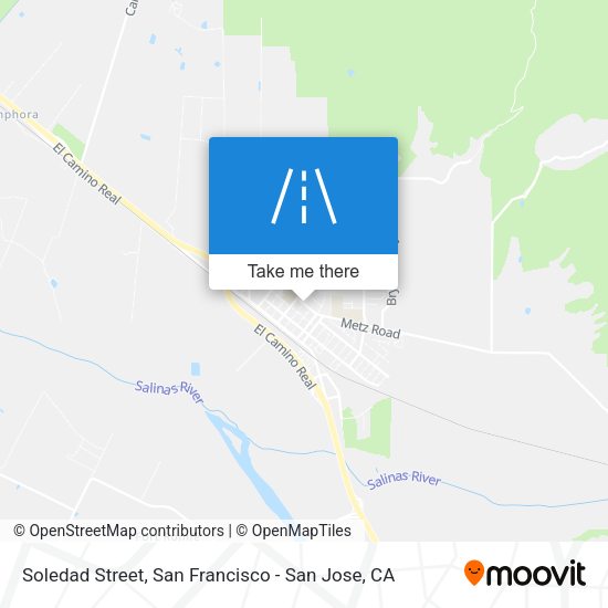 Mapa de Soledad Street