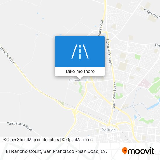 El Rancho Court map