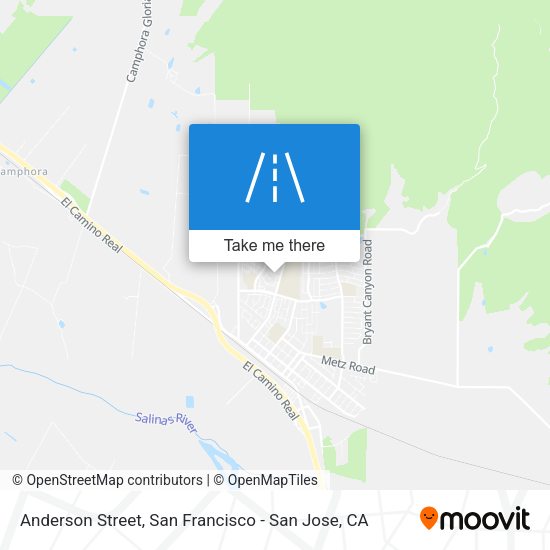 Anderson Street map