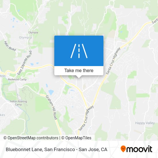 Mapa de Bluebonnet Lane