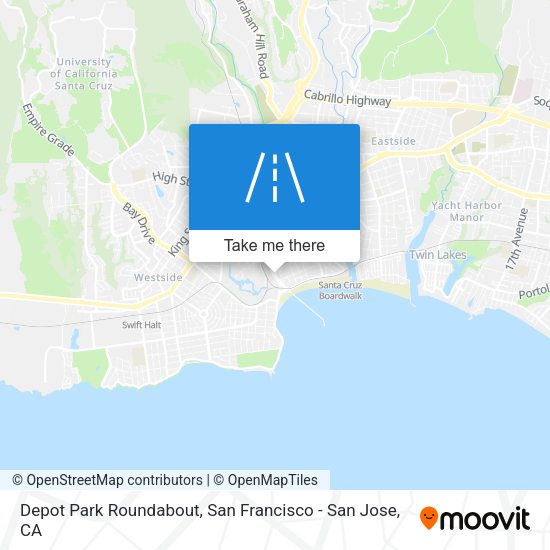 Depot Park Roundabout map