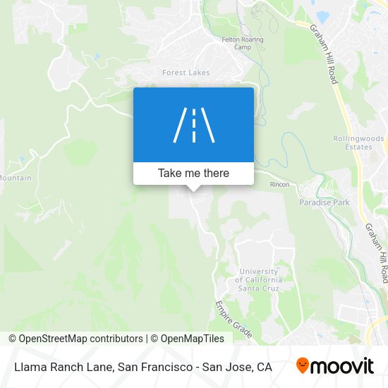 Mapa de Llama Ranch Lane