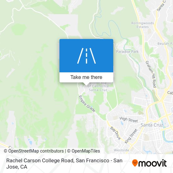 Rachel Carson College Road map
