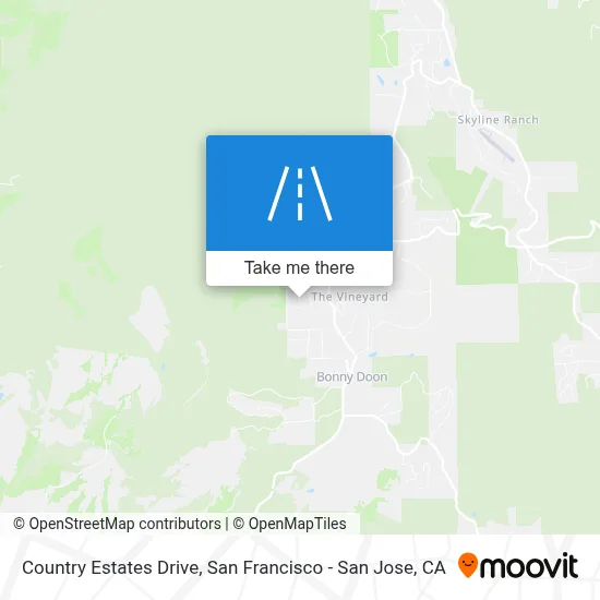 Country Estates Drive map