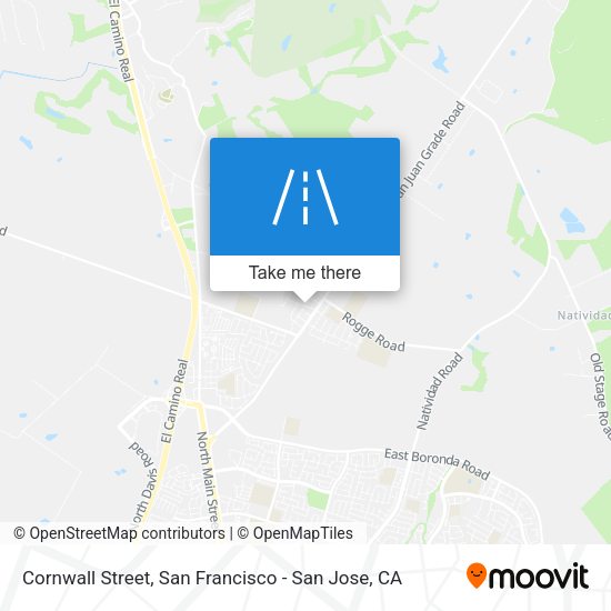 Mapa de Cornwall Street