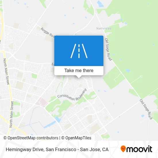 Hemingway Drive map