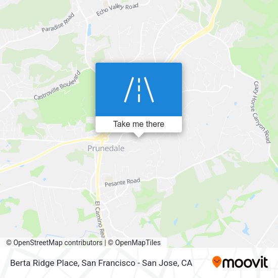 Berta Ridge Place map