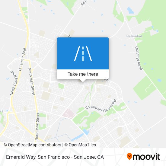 Mapa de Emerald Way