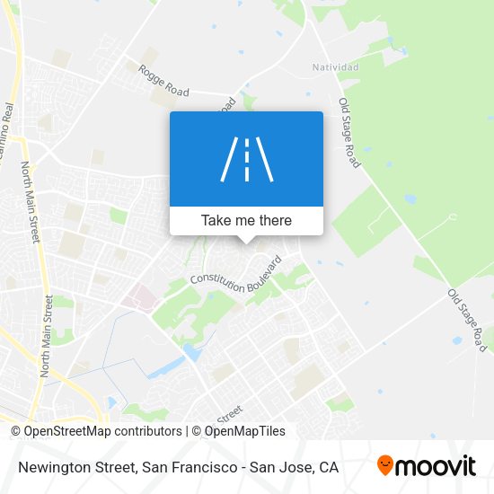 Mapa de Newington Street