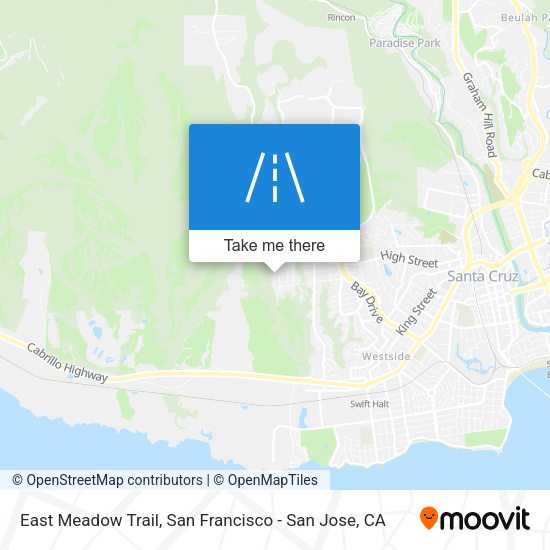 East Meadow Trail map