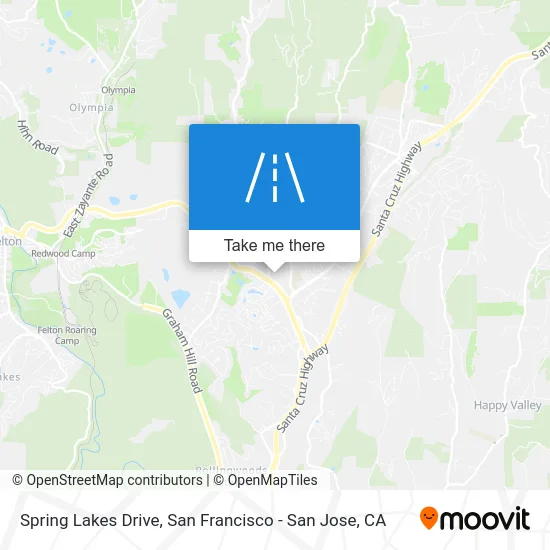 Spring Lakes Drive map