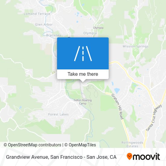 Grandview Avenue map