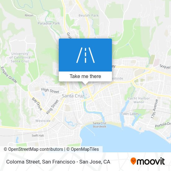 Mapa de Coloma Street